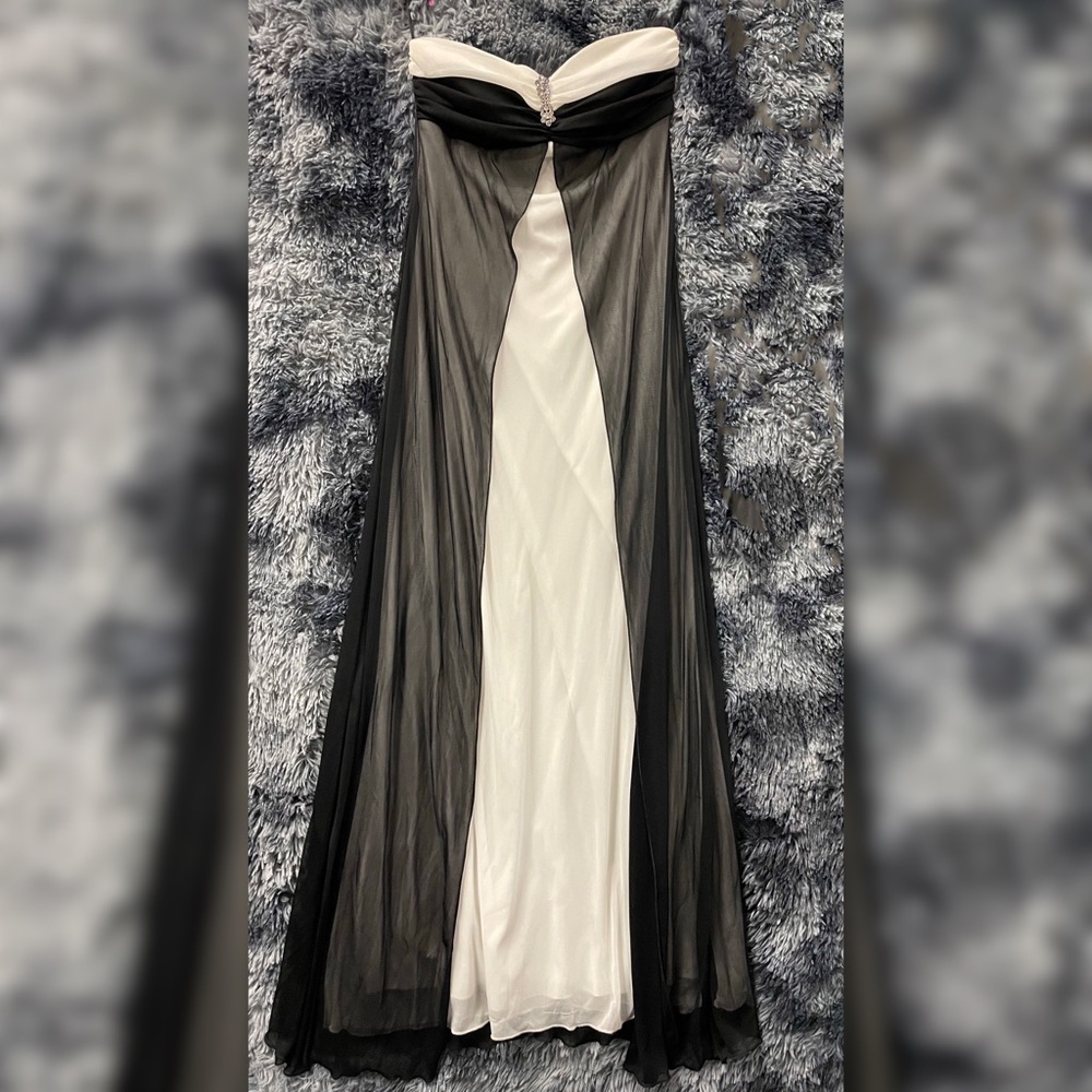 Beata Studio Black and White Gown